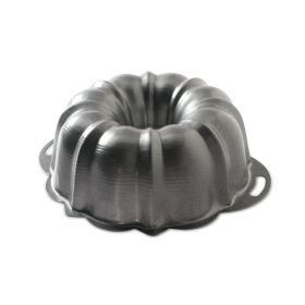 Nordic Ware Proform 12 Cup Nonstick Formed Aluminum Bundt Cake Pan, 11.8" x 10.4" x 3.6", Gray